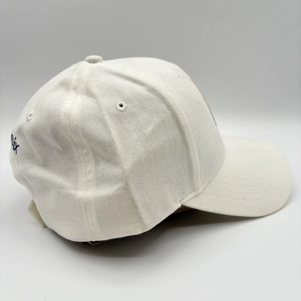 La Croix Hat Cap Strap Back One Size White Can Embroidered #LiveLaCroix NEW